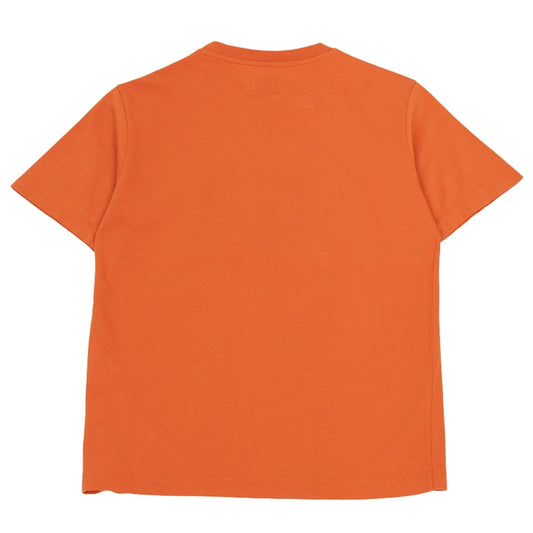 C.P. Company Patch Logo Kids Orange T-Shirt 8Y