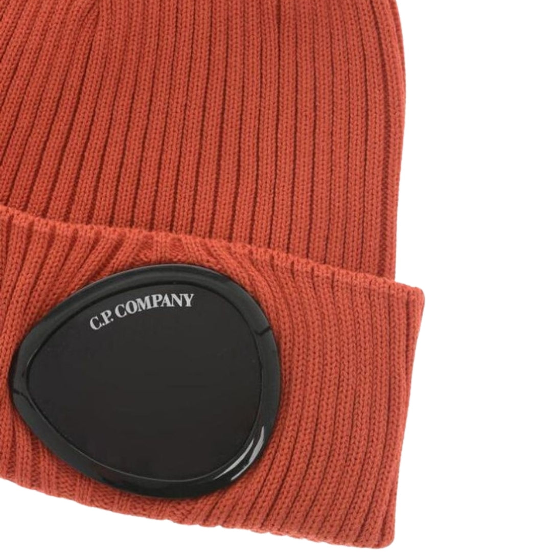 C P Company Harvest Pumpkin Orange Beanie