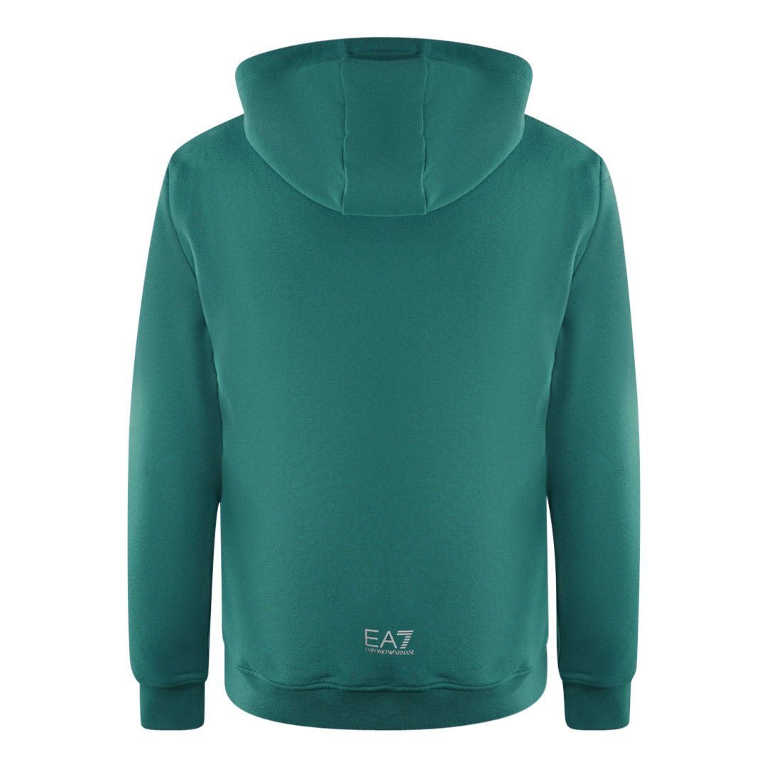 Ea7 Large Brand Logo Mediterranea Hoodie