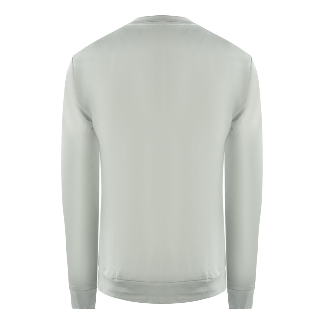 Ea7 Box Logo Oyster Mushroom Sweatshirt
