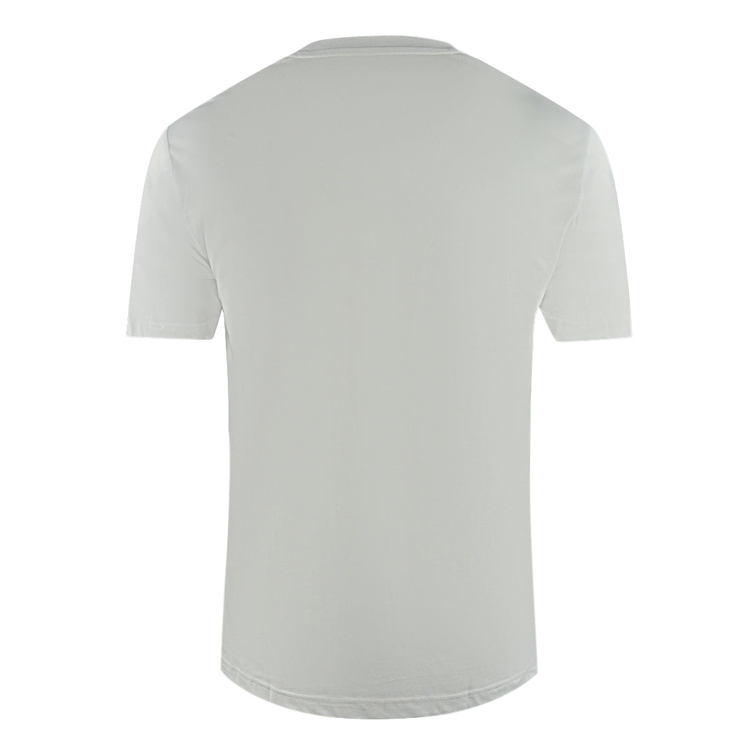Ea7 Box Logo White T Shirt