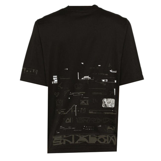 Stone Island Shadow Project Patch Design Black T Shirt