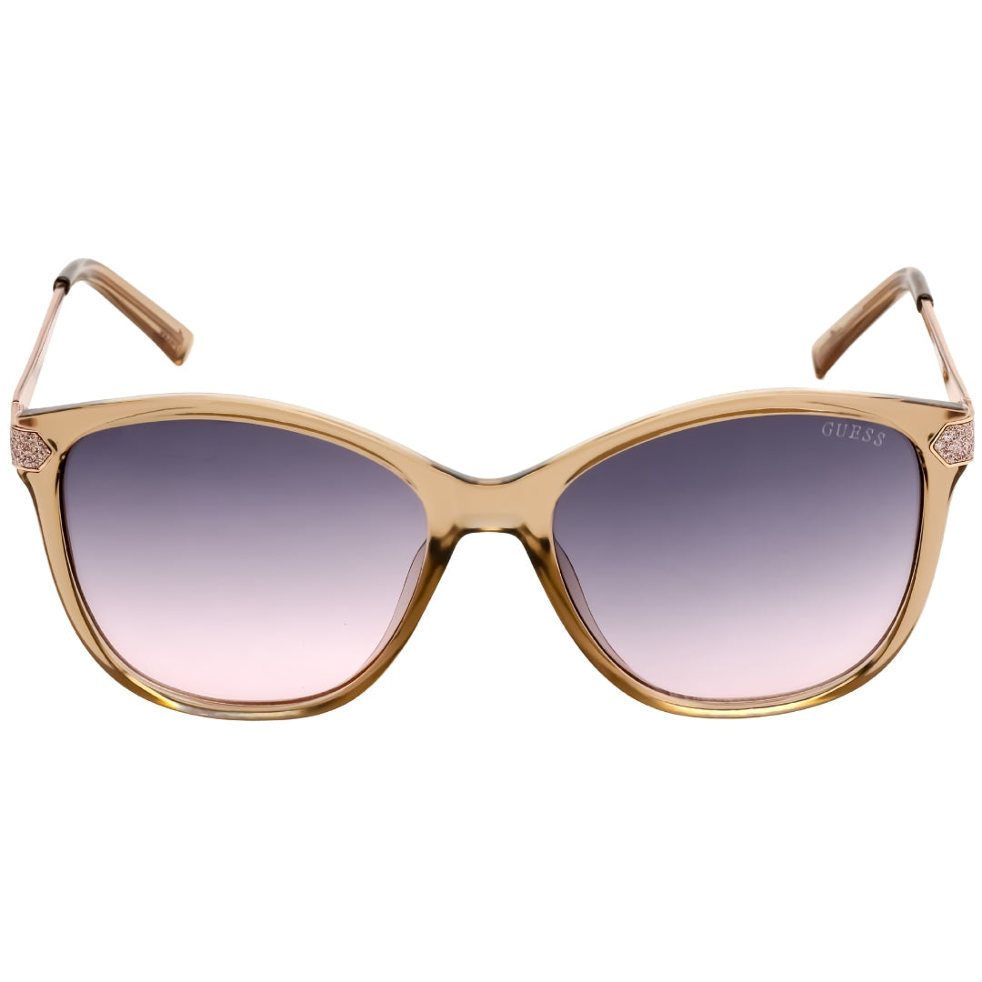 Guess GF6104 57T shiny beige / gradient bordeaux Sunglasses One Size