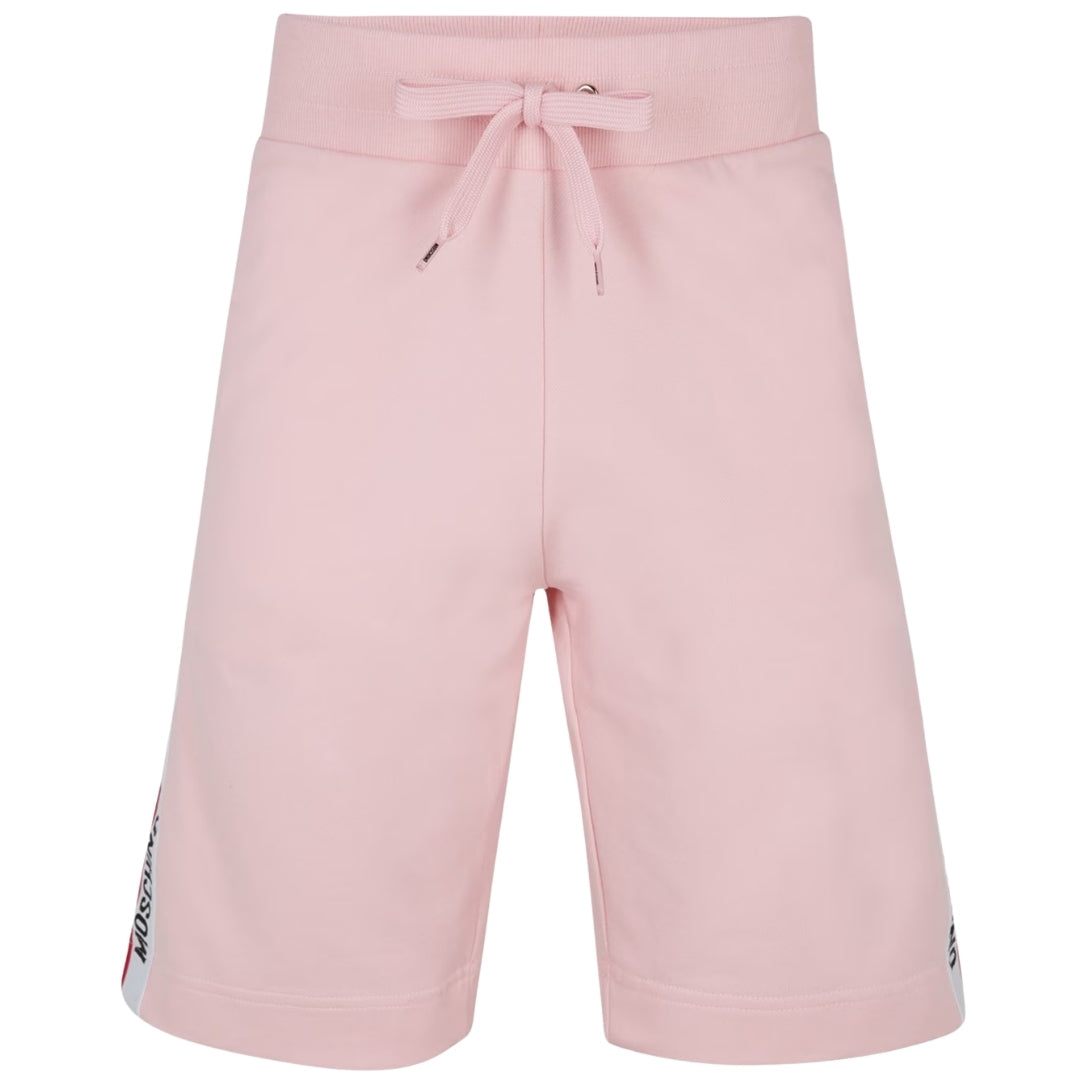Moschino Branded Tape Legs Pink Shorts A6885 4409 0227