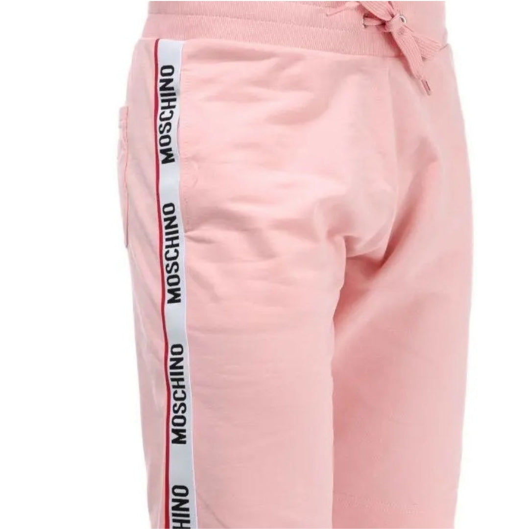 Moschino Branded Tape Legs Pink Shorts A6885 4409 0227