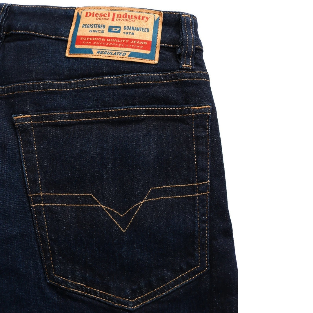 Diesel D Mihtry Straight Fit Dark Blue Jeans D Mihtry 0Ihaq