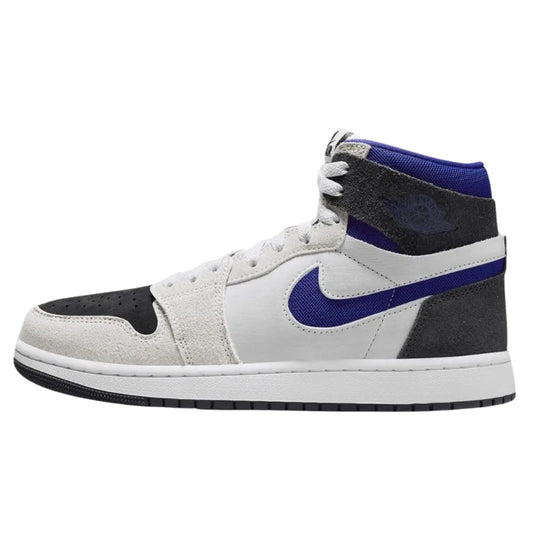 NIKE DV1305 040 Nike Air Jordan 1 ZM Air CMFT 2 BLUE/GREY/BLACK TRAINER WOMEN UK 5