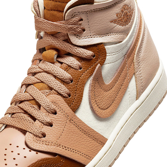 Nike Fb9891 200 200 Brown/White Trainer Womens Air Jordan 1 Mm High UK 4