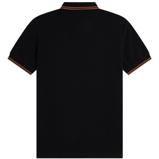 Fred Perry M3600 S38 Black Polo Shirt Mens S