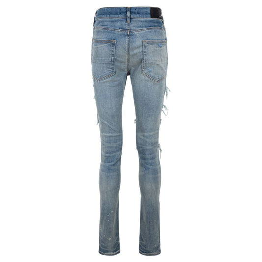 Amiri Silk Pj Thrasher Jean Clay Indigo Blue Jeans