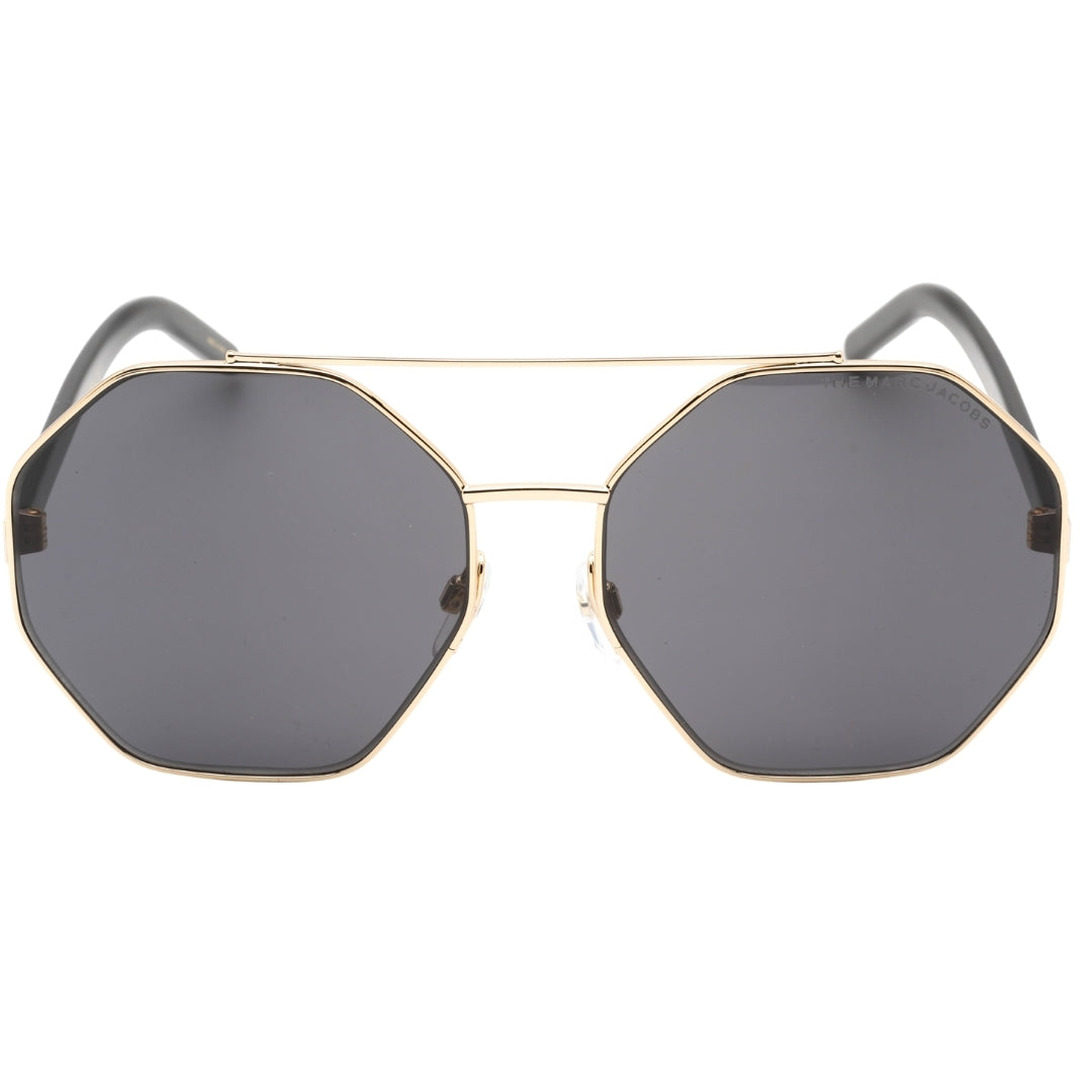 Marc Jacobs Hex Grey Lensed Gold Sunglasses Marc4 0RHL IR