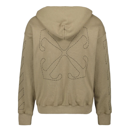 Off-White Off Stitch Skate Hoodie Beige XS