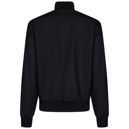 Off-White Quote Wool Slim Tracktop Black S