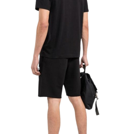 Off White Ow Logo Black Sweat Shorts Omci006C99Fle0081001