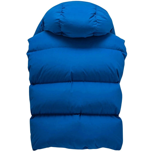 Off-White Bouce Hooded Gilet Peacock Blue Down Jacket M