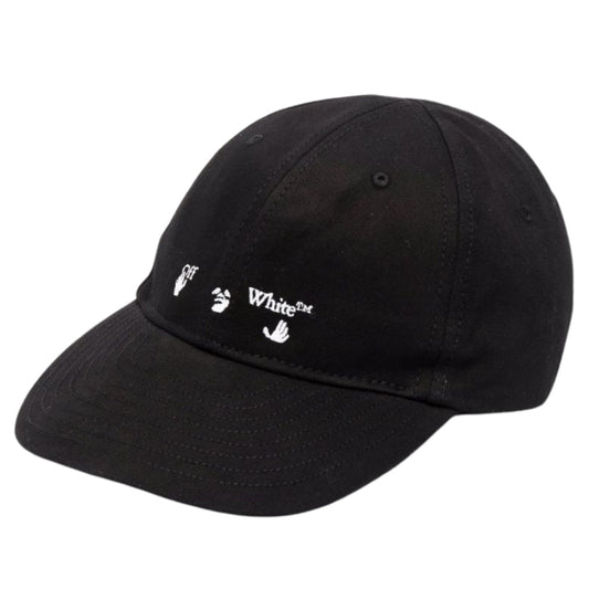 Off White Hands Off Logo Baseball Cap Black Hat