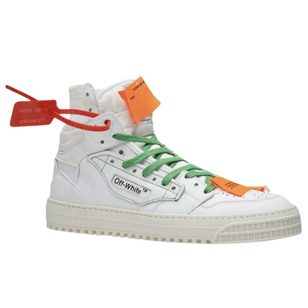 Off-White Off Court 3.0 White High Top Leather Sneakers