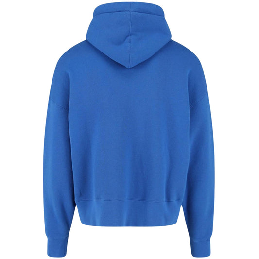 Palm Angels Shark Logo Bright Blue Hoodie