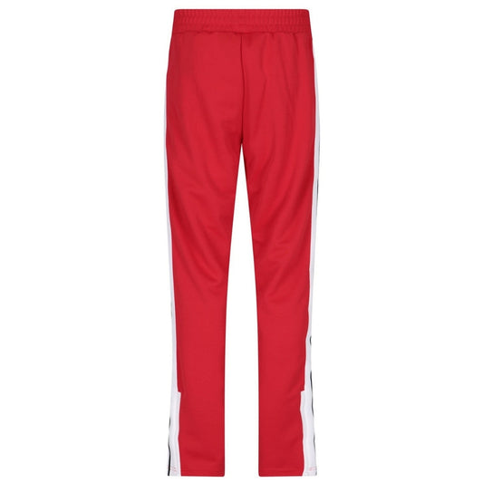 Palm Angels White Striped Classic Red Track Sweatpants S