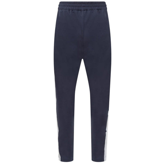 Palm Angels White Striped Classic Navy Blue Track Sweatpants S