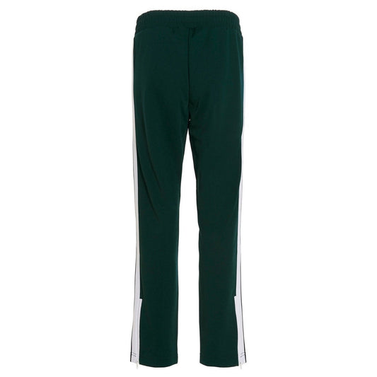 Palm Angels White Striped Classic Green Track Sweatpants M