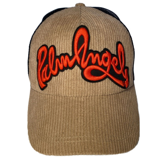 Palm Angels Seasonal Logo Brown Cap