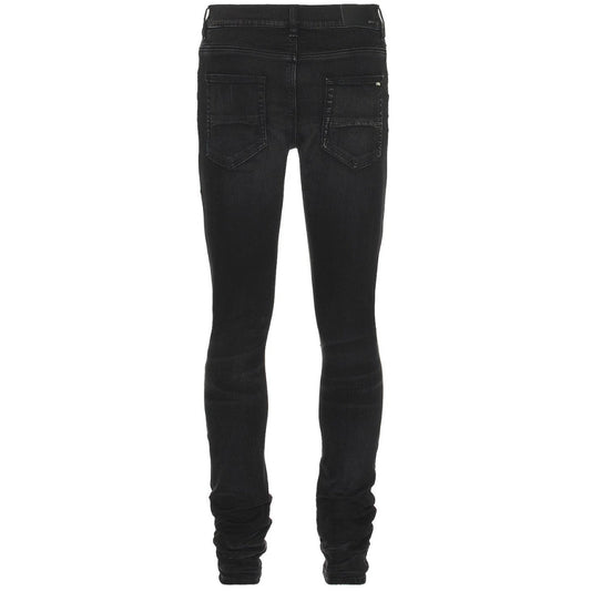 Amiri Boucle Mx1 Aged Black Jeans