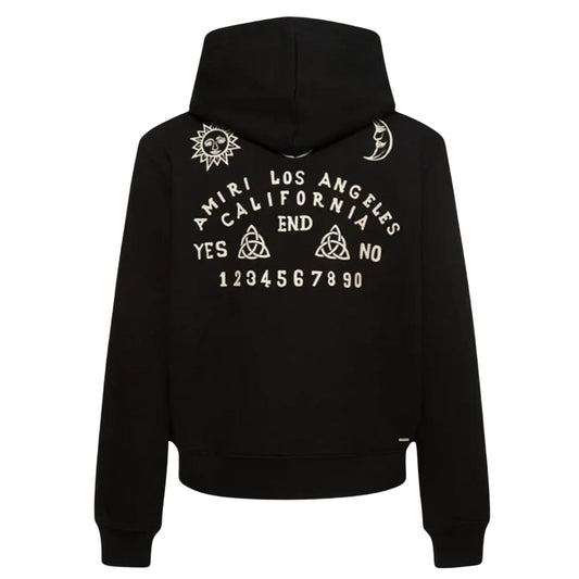Amiri Ouija Board Design Black Hoodie S
