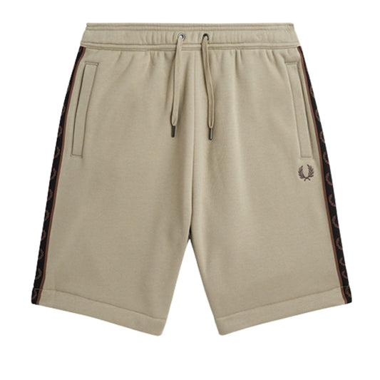 Fred Perry S5507 U84 Warm Grey Sweat Shorts  Mens XS