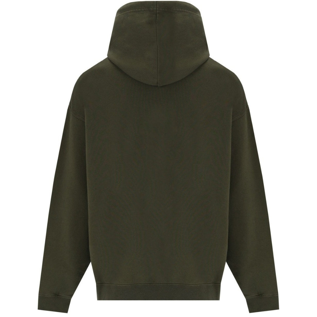Dsquared2 Loose Fit Santa Dan Logo Green Hoodie S
