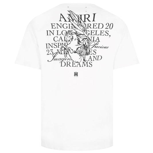 Amiri Precious Memories Logo White T-Shirt S