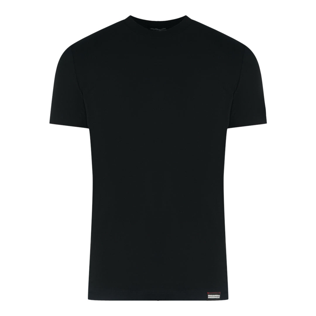 Dsquared2 Icon Back Logo Black Underwear T Shirt