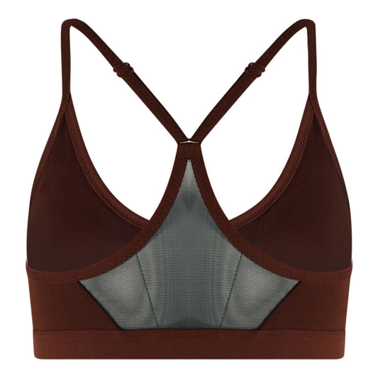 Nike Light Support Padded Red Sports Bra