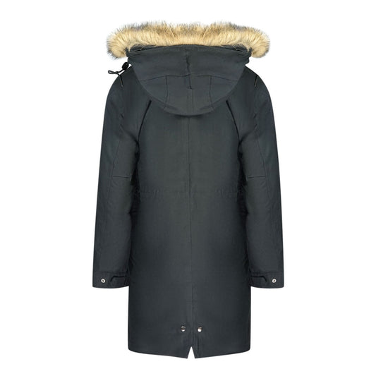 Fred Perry J2570 102 Black Hooded Parka Jacket