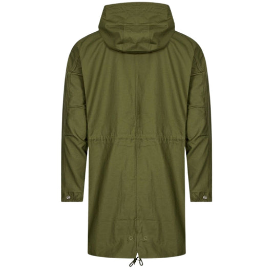 Fred Perry Hooded Shell Parka Green Jacket