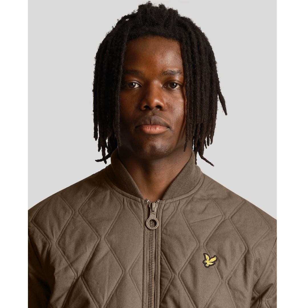 Lyle & Scott Branded Linden Khaki Short Lightweight Jacket JK1917V X080