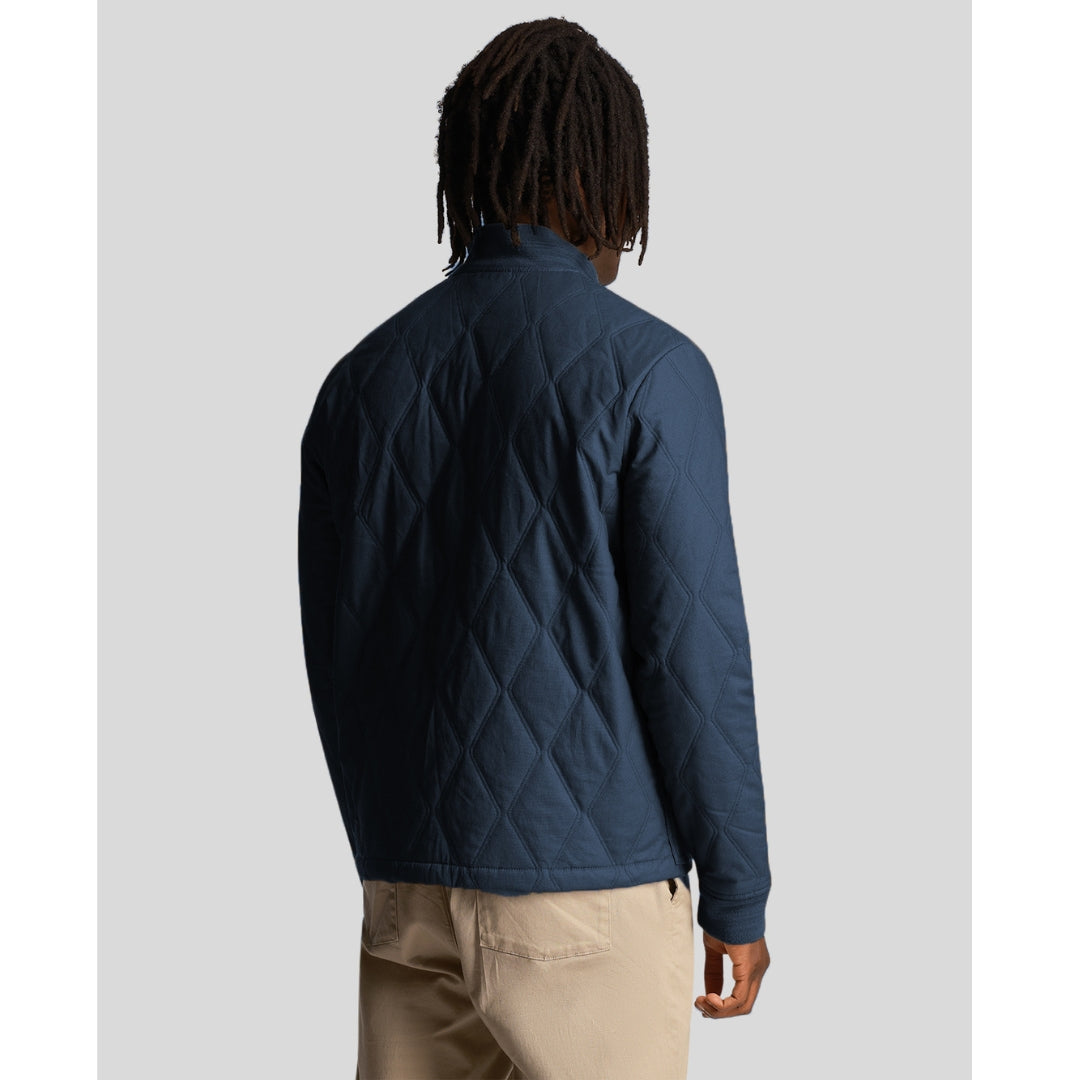 Lyle & Scott Branded Navy Blue Short Lightweight Jacket JK1917V X081