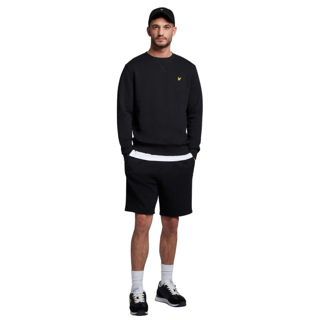 Lyle Scott Branded Black Pull Over Jumper