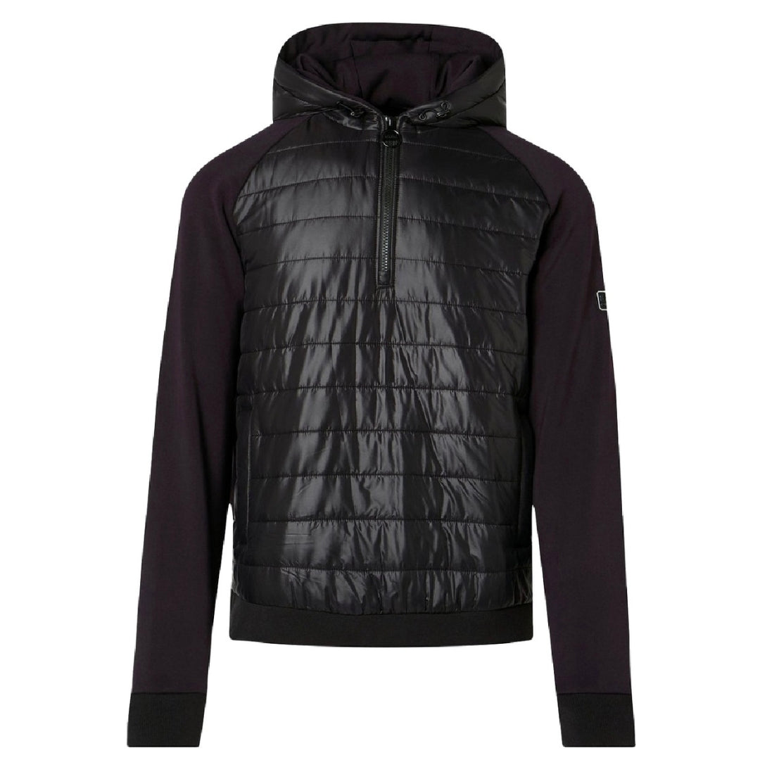 Barbour International Tes Baffle Half Zip Hoodie Mqs0011Bk11
