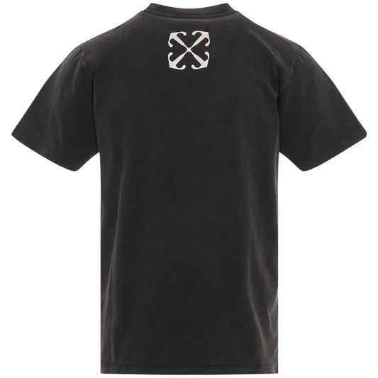 Off White Bacchus Slim Fit Black T Shirt