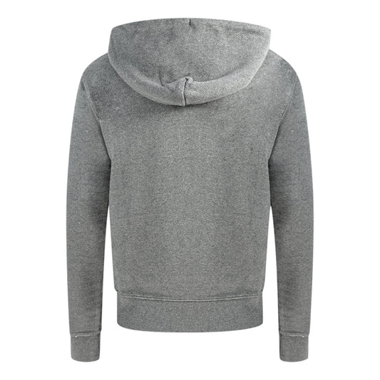 Off White Logo Oversized Grey Hoodie