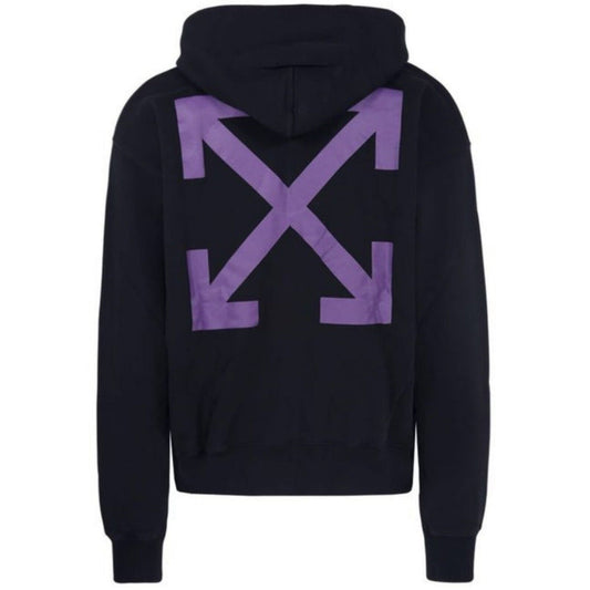 Off White Arrow Caravaggio Mercy Skate Hood Black Orchid Hoodie
