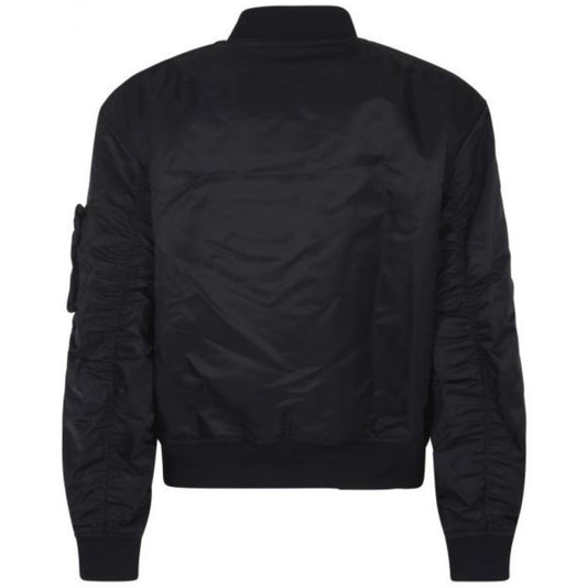 Off White Industrial Black Bomber Jacket
