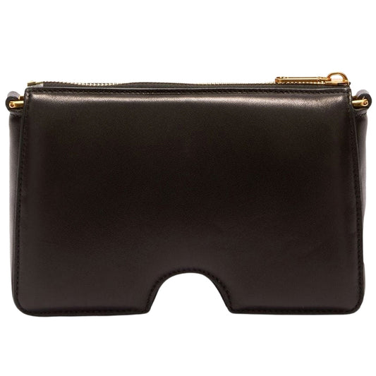 Off White Burrow Zipped Pouch Black Shoulder Bag