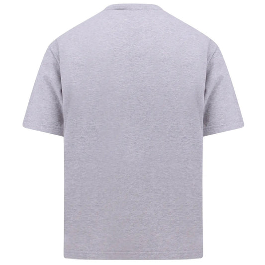 Palm Angels Plain Gothic Logo Slim Fit Grey T Shirt