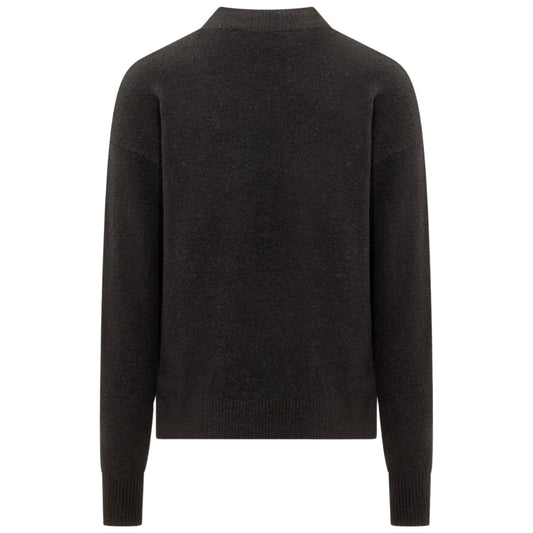 Palm Angels Classic Logo Black Knitted Jumper