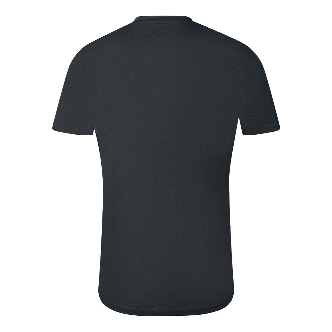 Cavalli Class Bold Tiger Emblem Design Black T Shirt