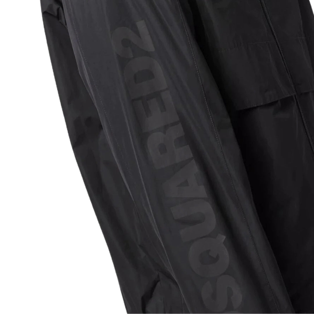 Dsquared2 Bold Arm Logo Black Shell Jacket S74AM1210 900