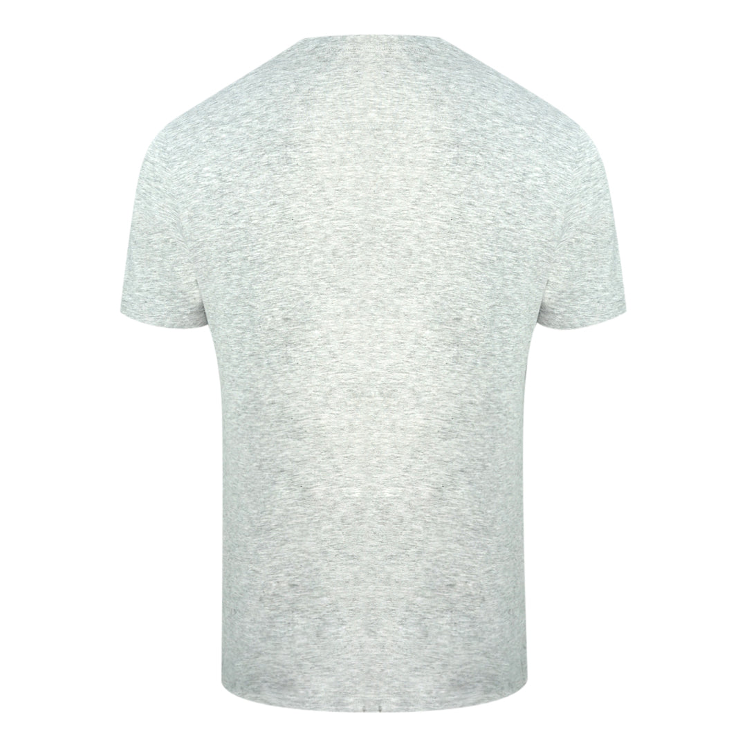 Philipp Plein Skull And Crossbones Logo Grey Underwear V Neck T Shirt