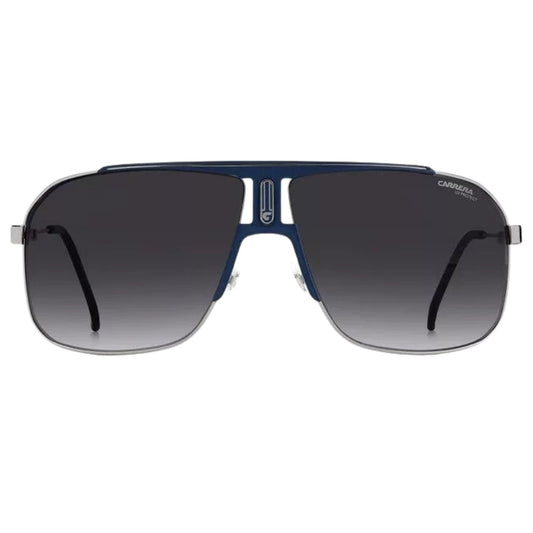 Carrera Dark Grey Lens Silver Blue Sunglasses One Size
